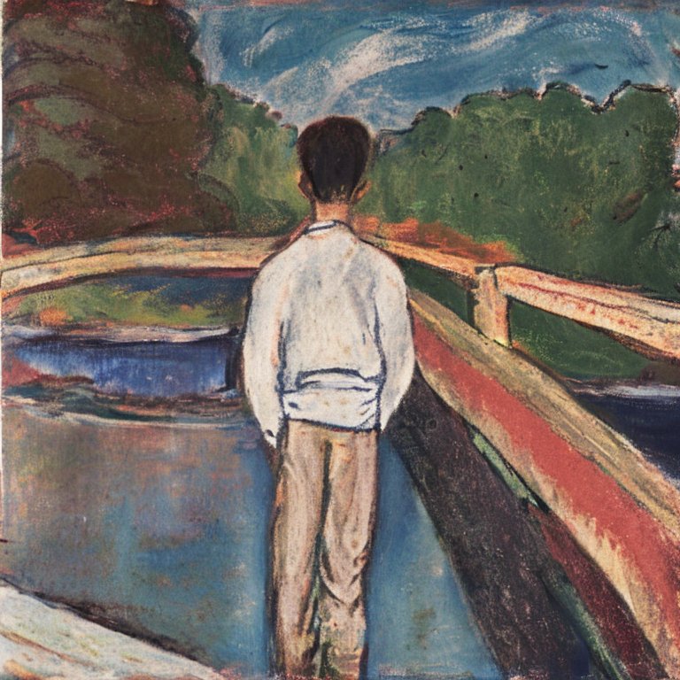 Le pont de la rivière Sainte-Marie