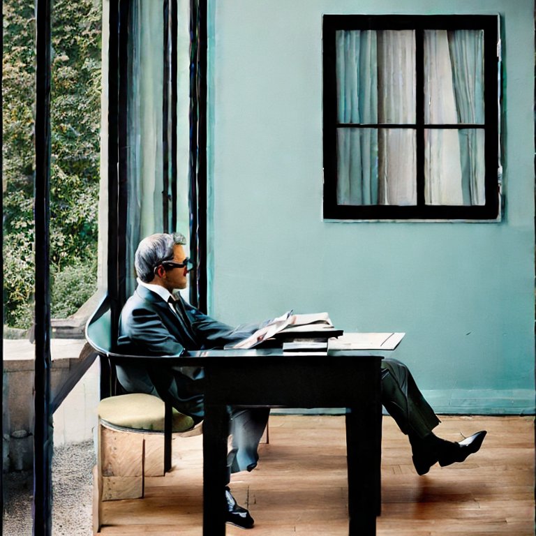 figure de l'écrivain dans son bureau